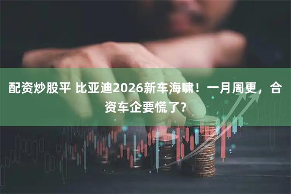 配资炒股平 比亚迪2026新车海啸！一月周更，合资车企要慌了？