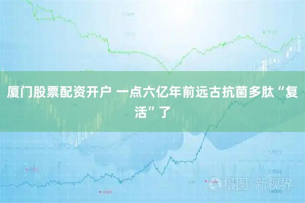 厦门股票配资开户 一点六亿年前远古抗菌多肽“复活”了
